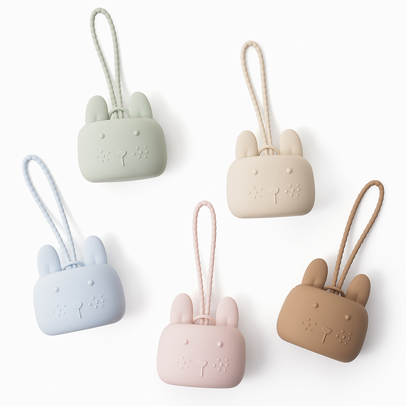 Pacifier Sterilizer Case - 1pc bébé Silicone porte-sucette étui, 100%