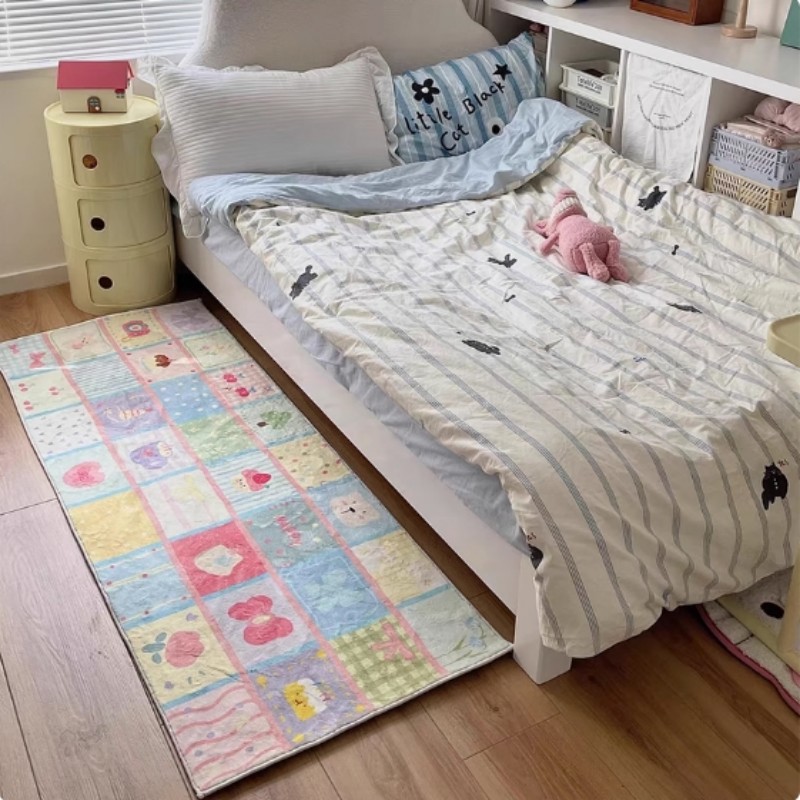 Baby Nursery Rug - VIKAMA tapis de chevet extérieur dessin