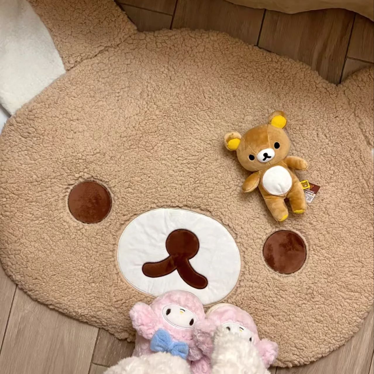 Baby Nursery Rug - Dessin animé Rilakkumas tapis en peluche