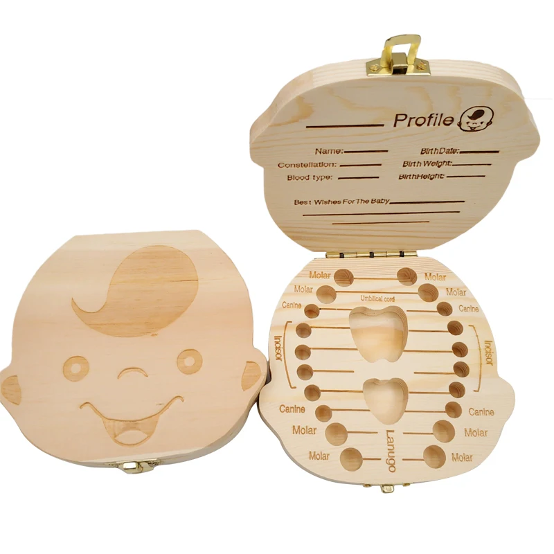 Baby Keepsake Box - Boîte à dents de bébé en
