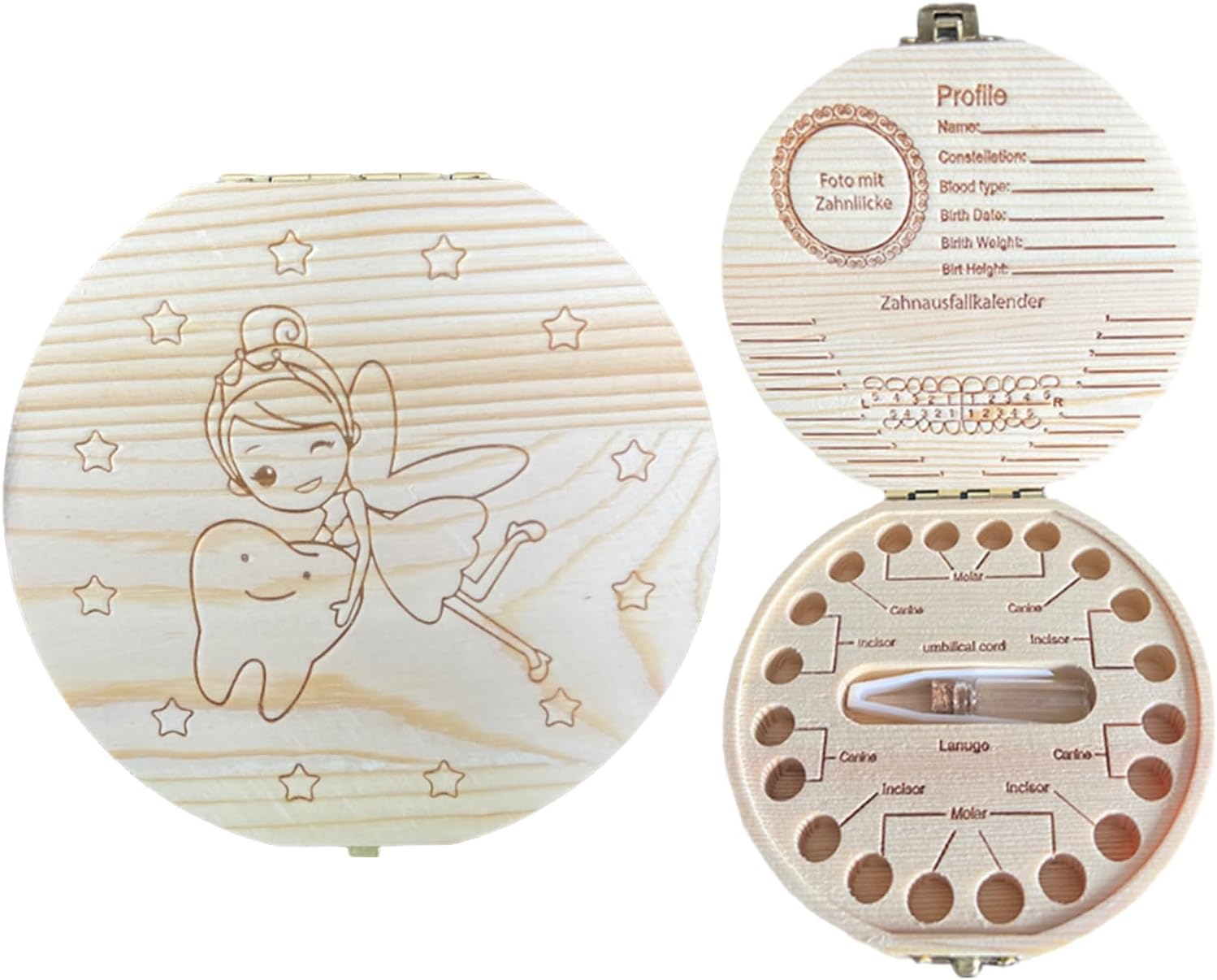Baby Keepsake Box - Boîte à souvenirs en bois pour
