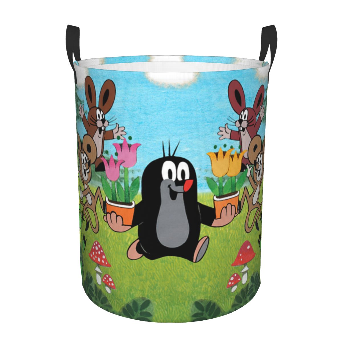 Baby Nursery Items - Mir à linge pliable Happy Mole