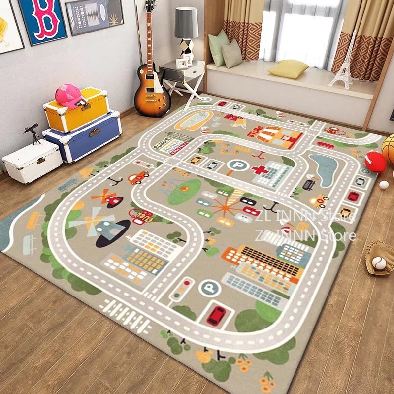 Baby Nursery Rug - Tapis en flanelle épaisse, décoration de