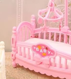 Baby Nursery Items - Maison de poupée Miniature 1:12, Mini