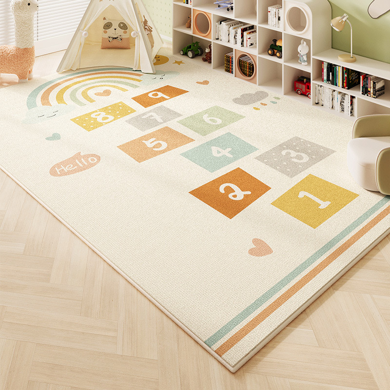 Baby Nursery Rug - VIKmémorial-Tapis en Cachemire Antidérapant pour Chambre