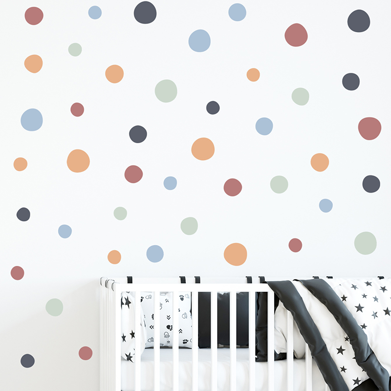 Baby Nursery Furniture Sets - Autocollants muraux à motif de cercle