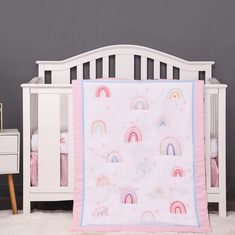 Baby Nursery Sets - 3 pièces arc-en-ciel bébé infantile berceau