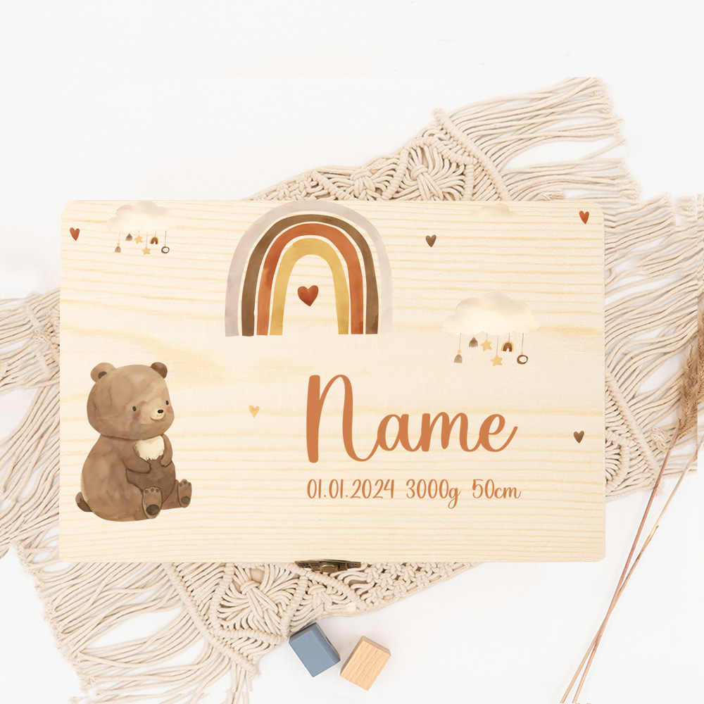 Baby Keepsake Box - Boîte à mémoire de forme personnalisée