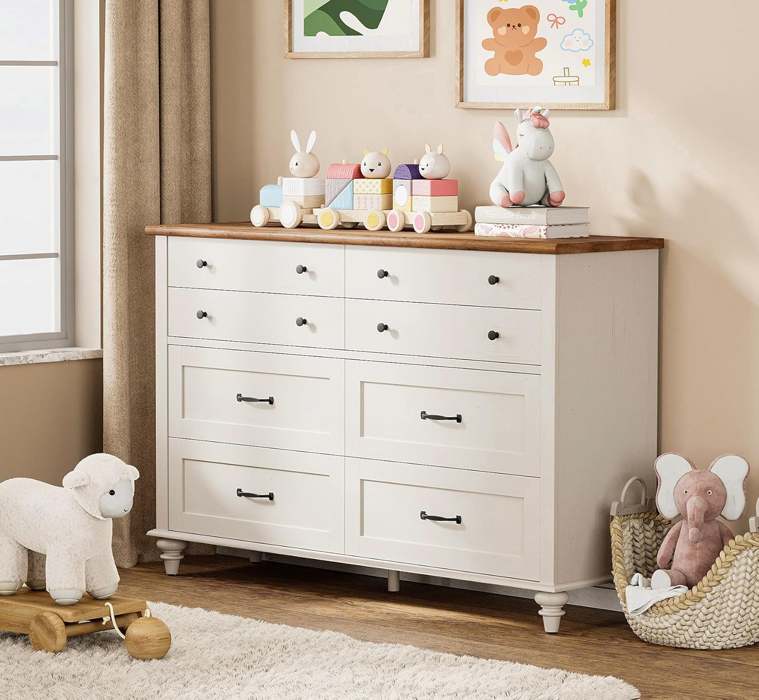 Baby Nursery Drawers - Commode moderne pour enfants avec 7