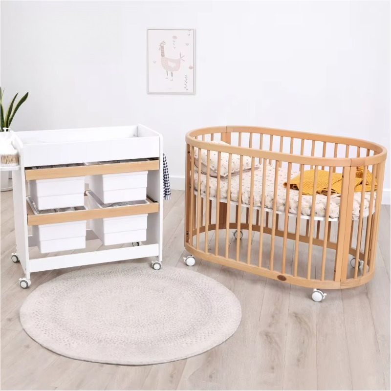Baby Nursery Furniture Sets - Ensemble de meubles de pépinière multifonctionnels,