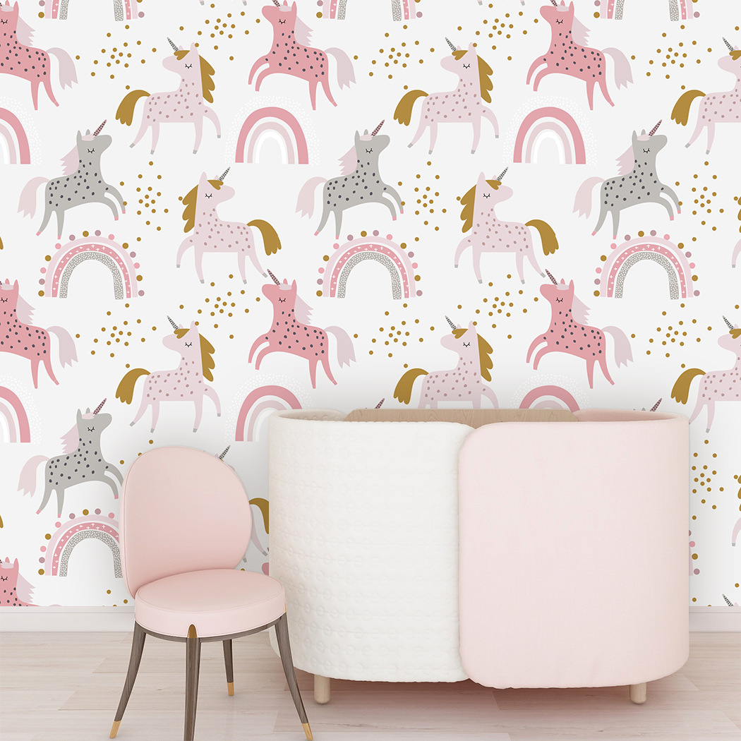 Papier Peint en Vinyle pour Ch - Baby Nursery Jungle avis et prix