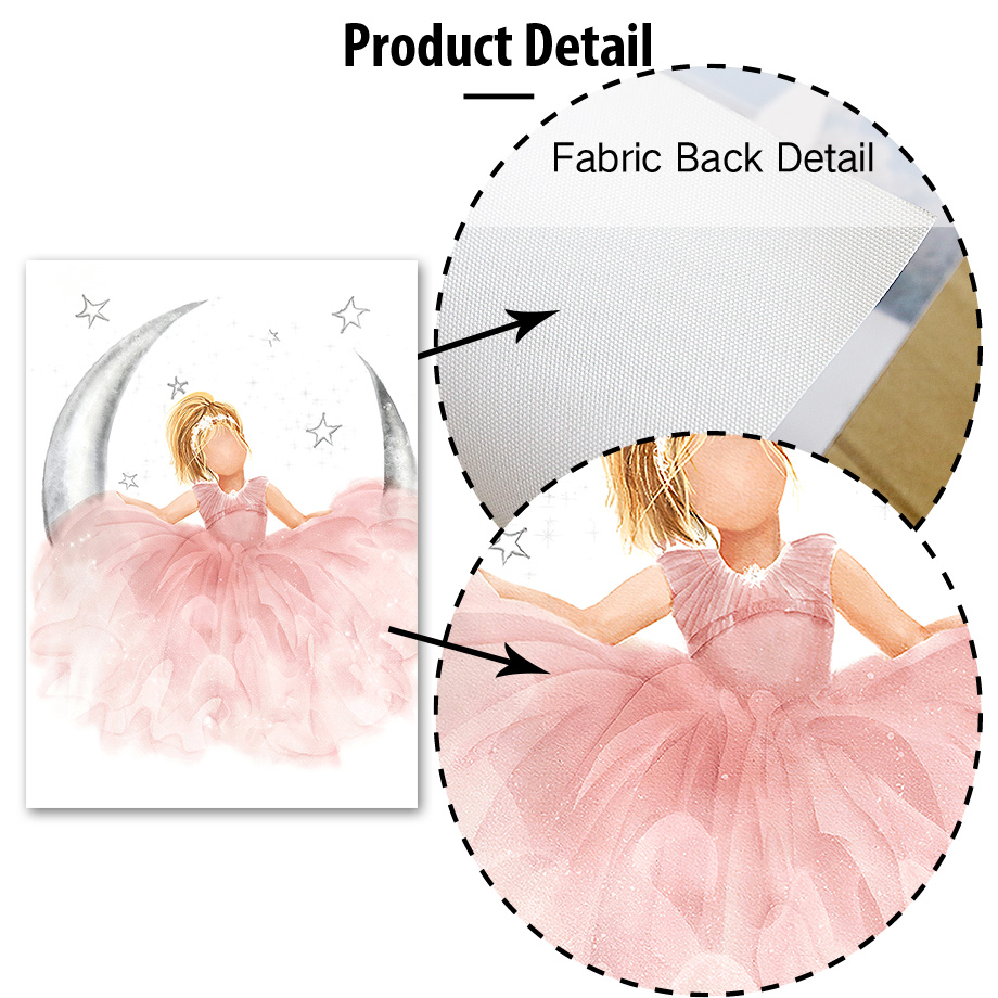 Toile murale d'ange rose pour  - Baby Nursery Animal Pictures avis et prix