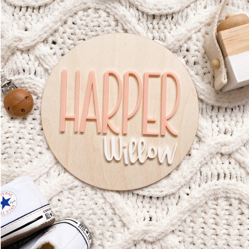 Plaque d'annonce de naissance  - Baby Nursery Artwork avis et prix