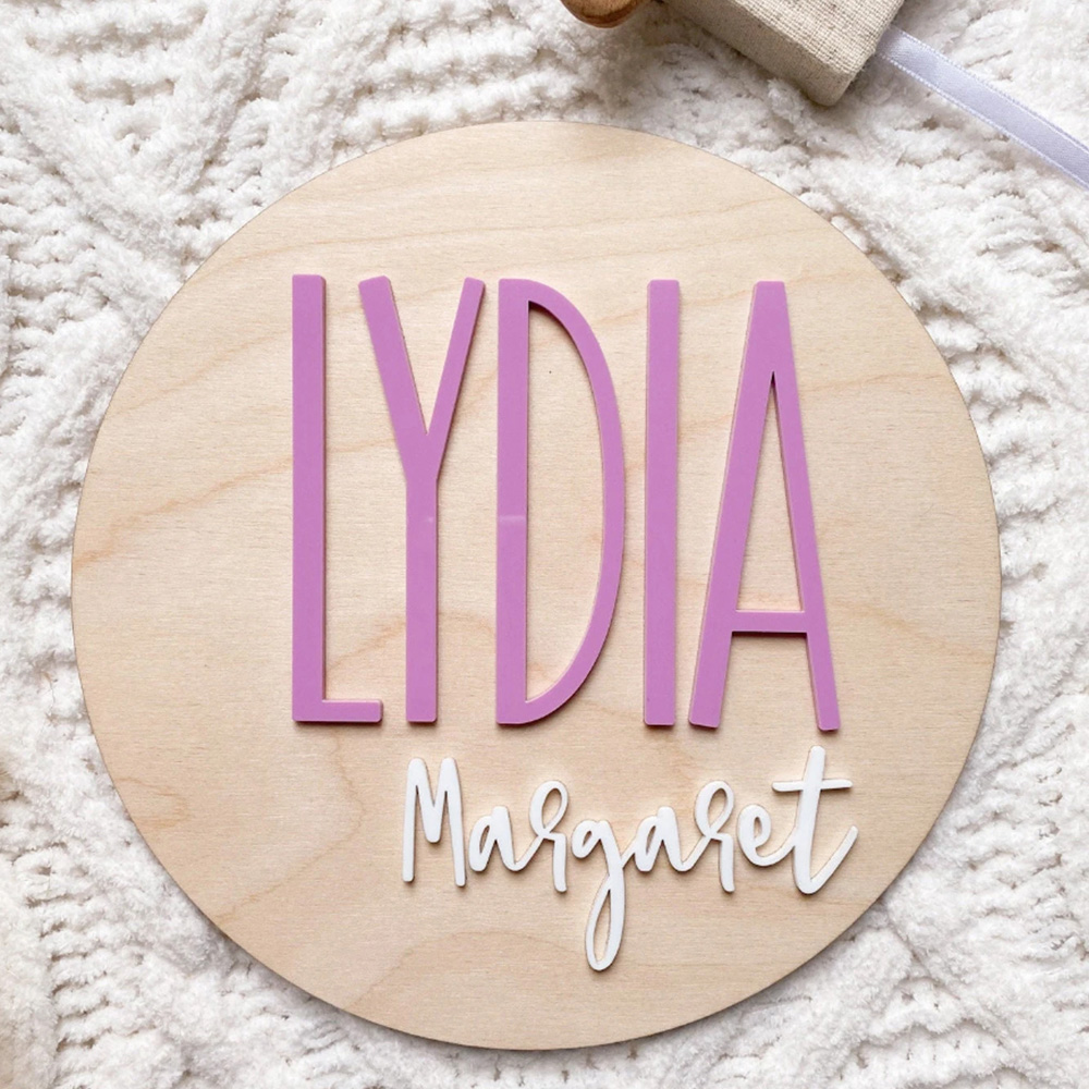 Plaque d'annonce de naissance  - Baby Nursery Artwork avis et prix
