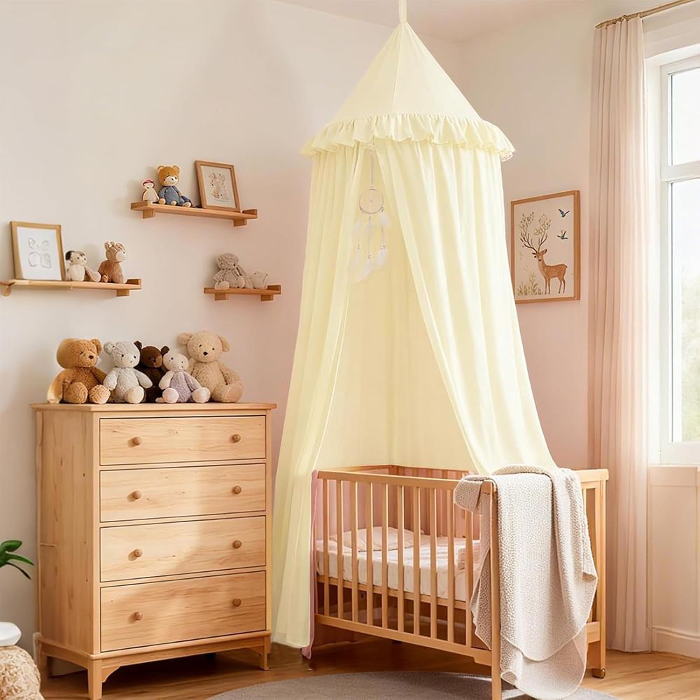 Rideau de lit rond suspendu po - Baby Nursery Curtains avis et prix
