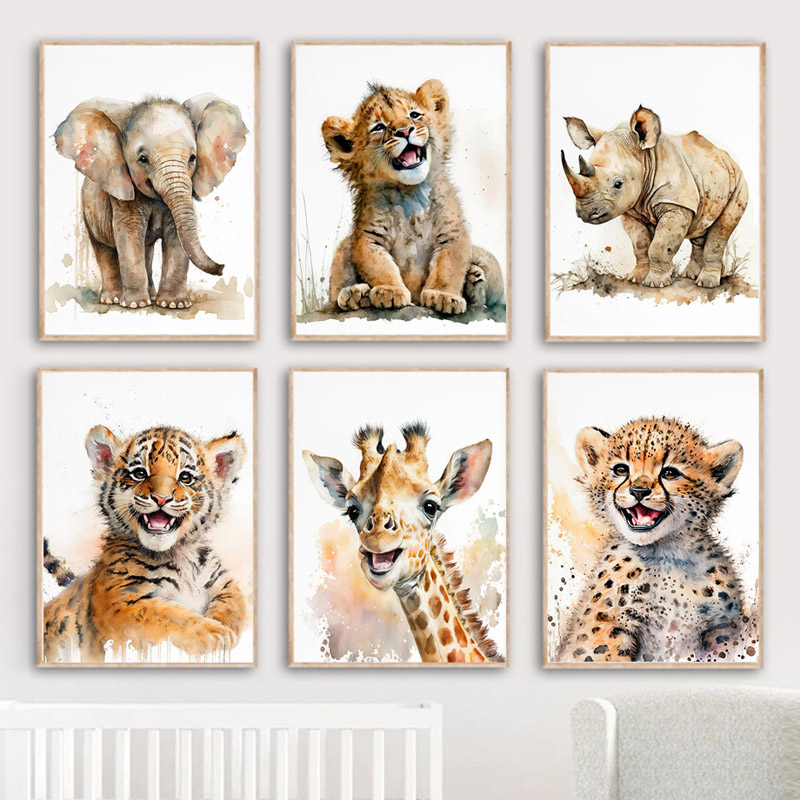Peinture sur toile murale d'an - Baby Zebra Nursery avis et prix