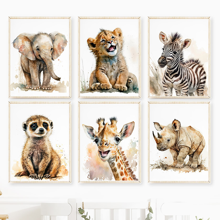Peinture sur toile murale d'an - Baby Zebra Nursery avis et prix