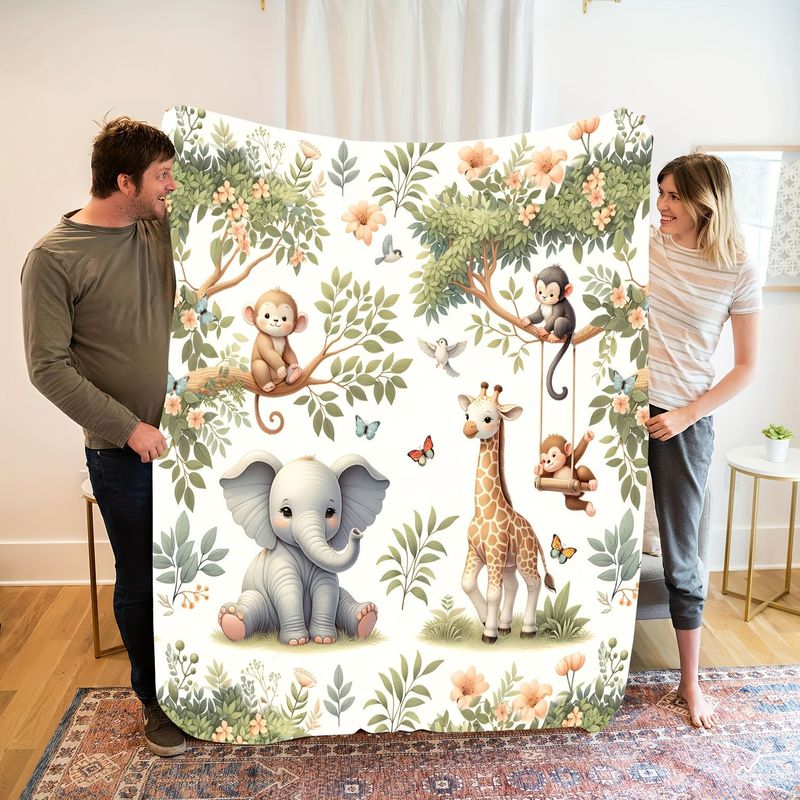 Couverture pour bébé VIKAMA en - Baby Nursery Jungle avis et prix
