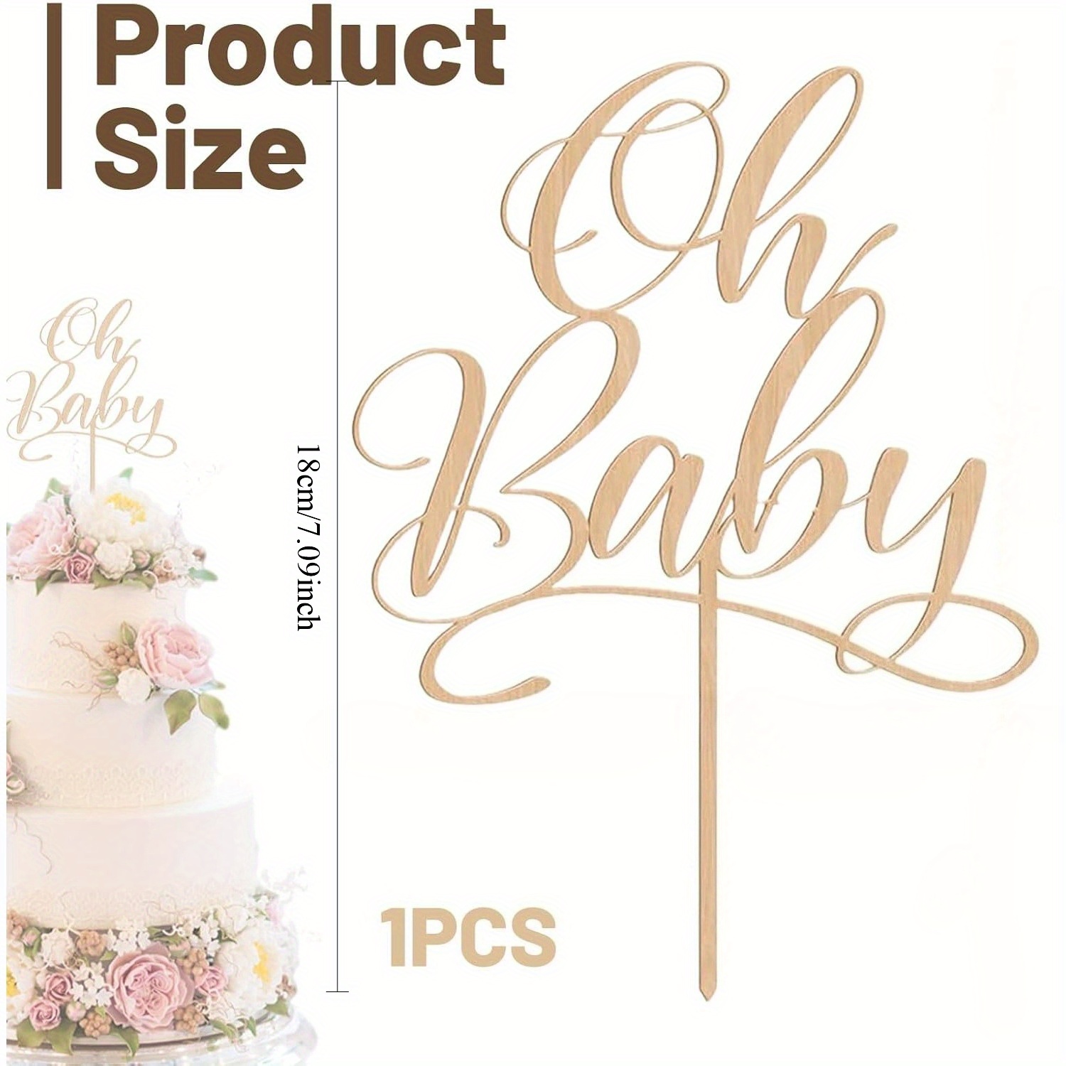 Oh Baby – Décoration de gâteau - Baby Nursery Artwork avis et prix