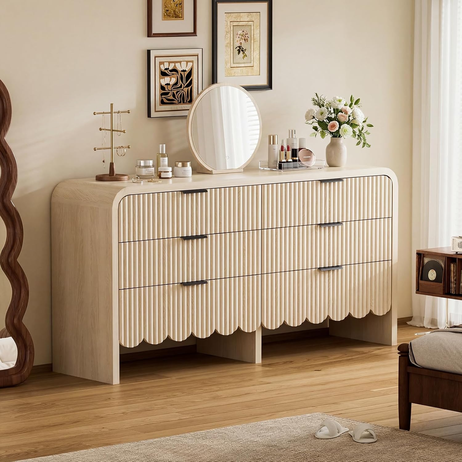 Commode à 6 tiroirs en bois av - Baby Nursery Drawers avis et prix