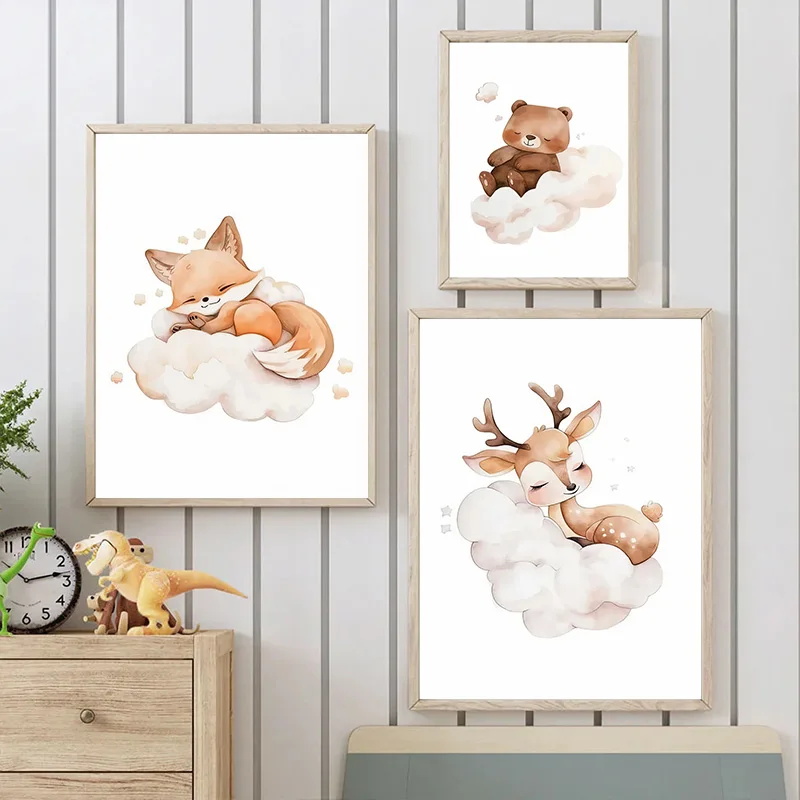 Décoration Murale Mignonne : A - Baby Nursery Animal Pictures avis et prix