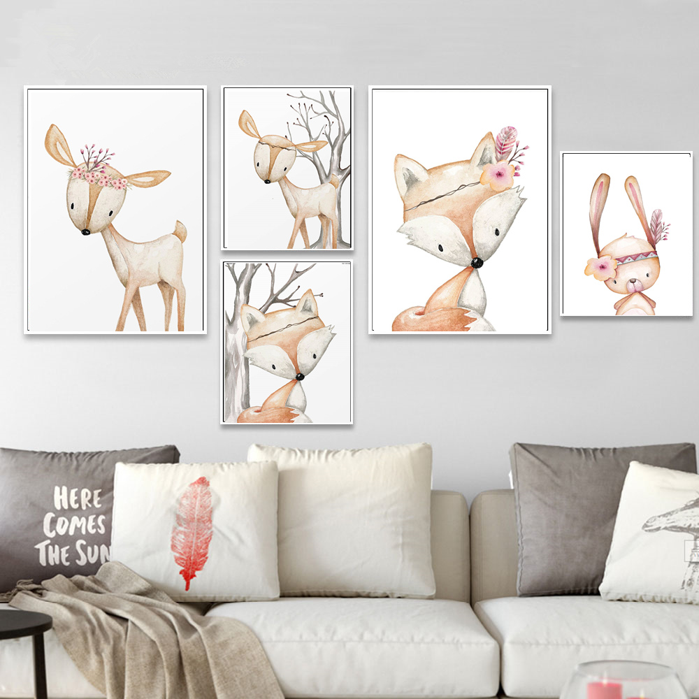Affiche Murale de Dessin Animé - Baby Nursery Animal Pictures avis et prix