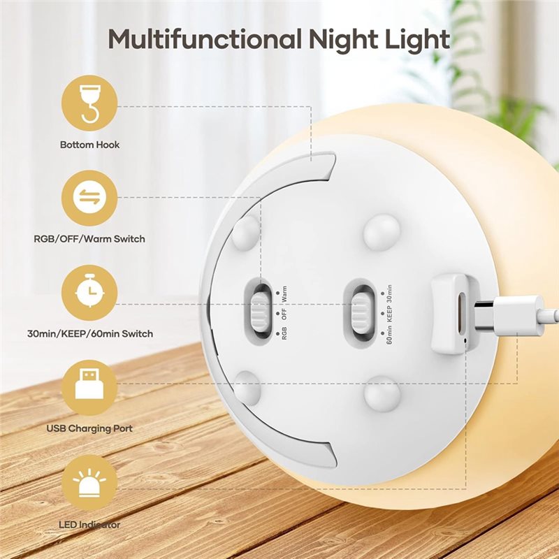 Lampe de nuit LED ABUG-Eye-Car - Baby Nursery Hours avis et prix