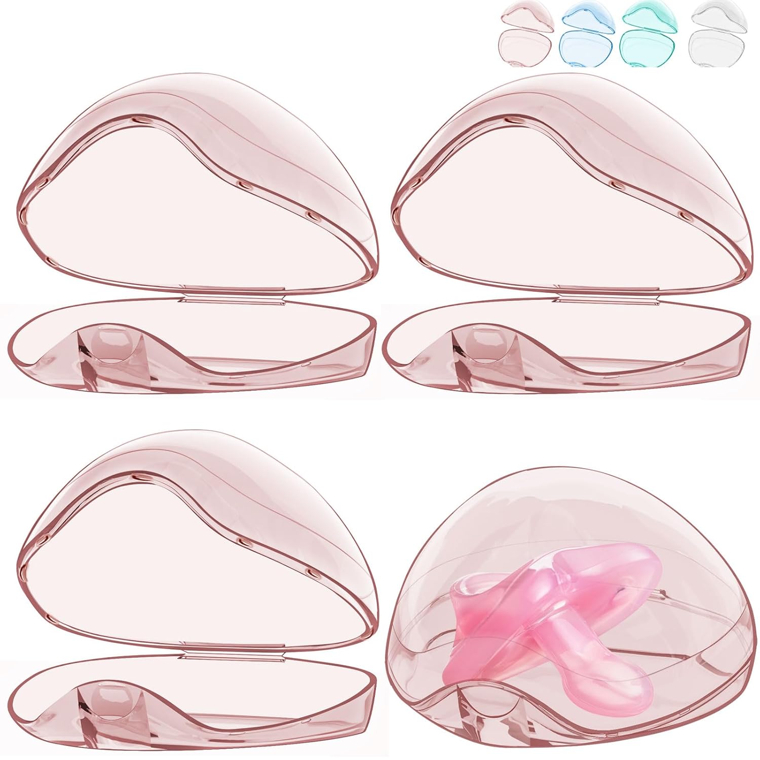 Porte-sucette - 2/4 pièces - É - Pacifier Sterilizer Case avis et prix