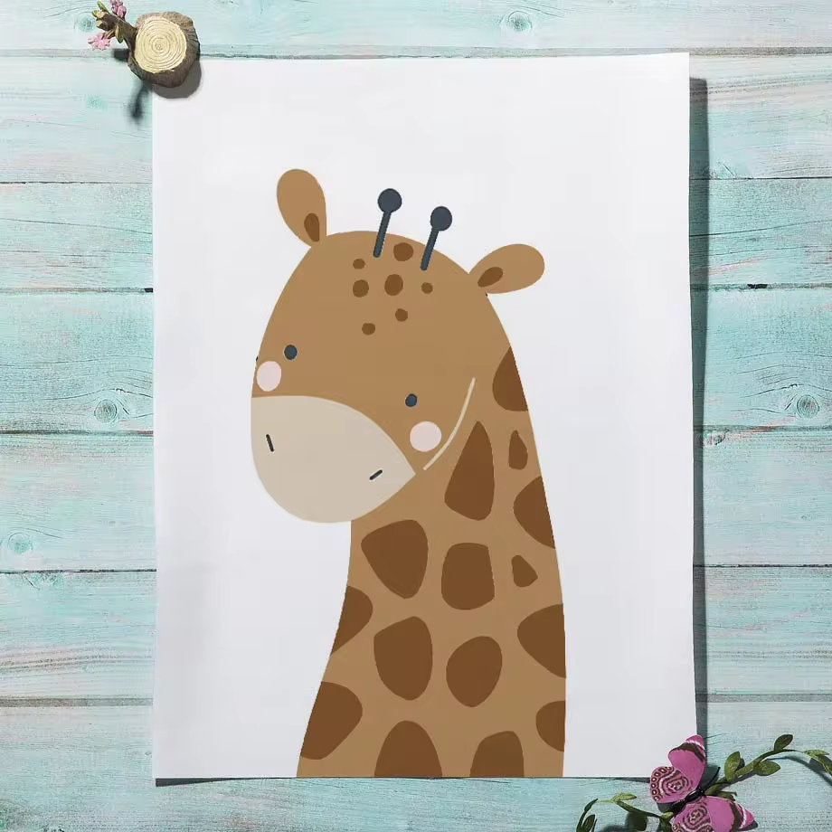 Peinture sur Toile Imprimée Ar - Baby Nursery Animal Pictures avis et prix