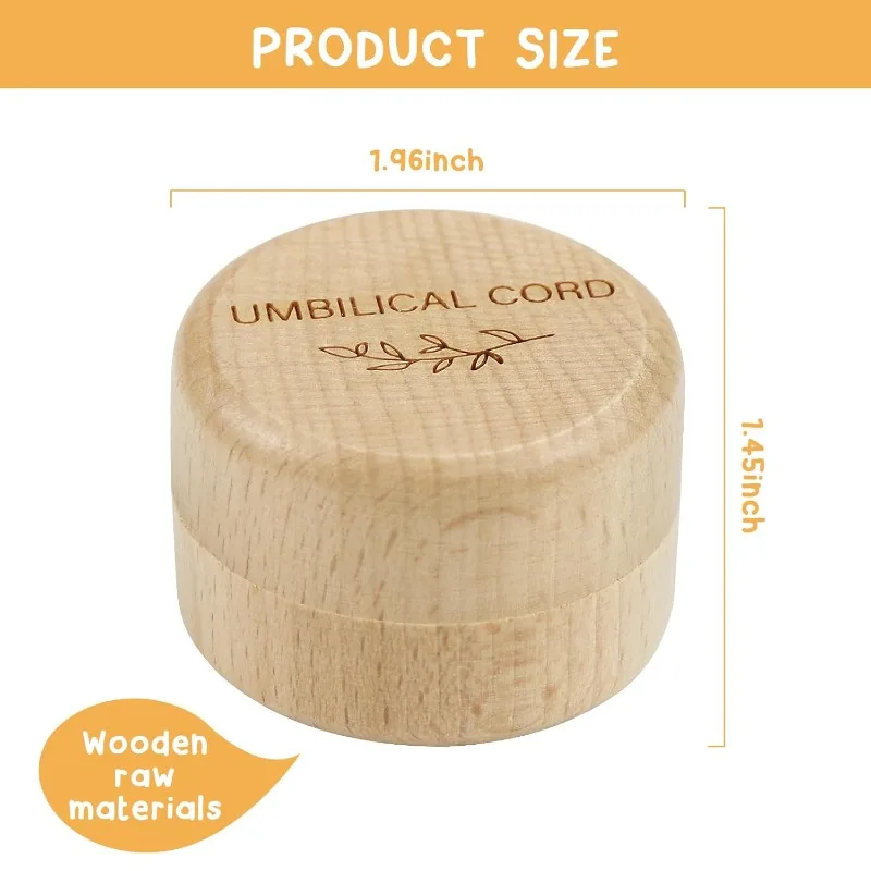 Boîte en bois pour cordon ombi - Baby Keepsake Box avis et prix