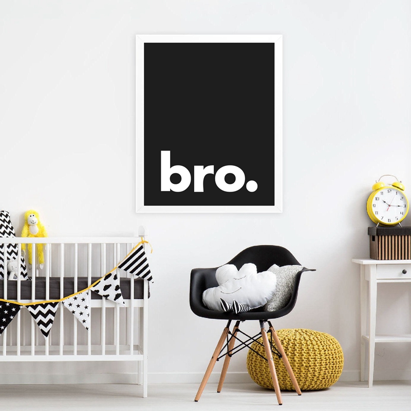 Fro. Affiche de calligraphie m - Baby Boy Nursery Quotes avis et prix
