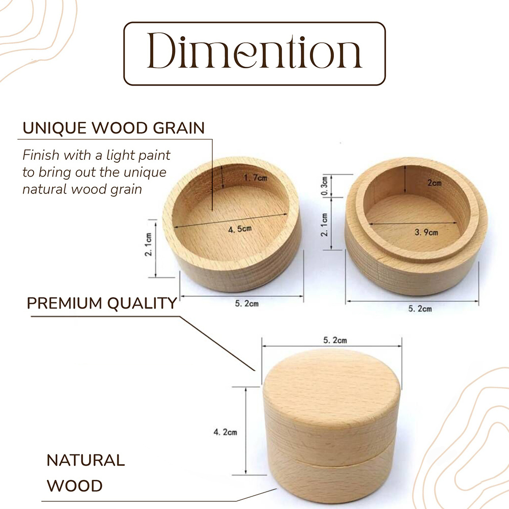 Boîte à dents en bois personna - Baby Keepsake Box avis et prix