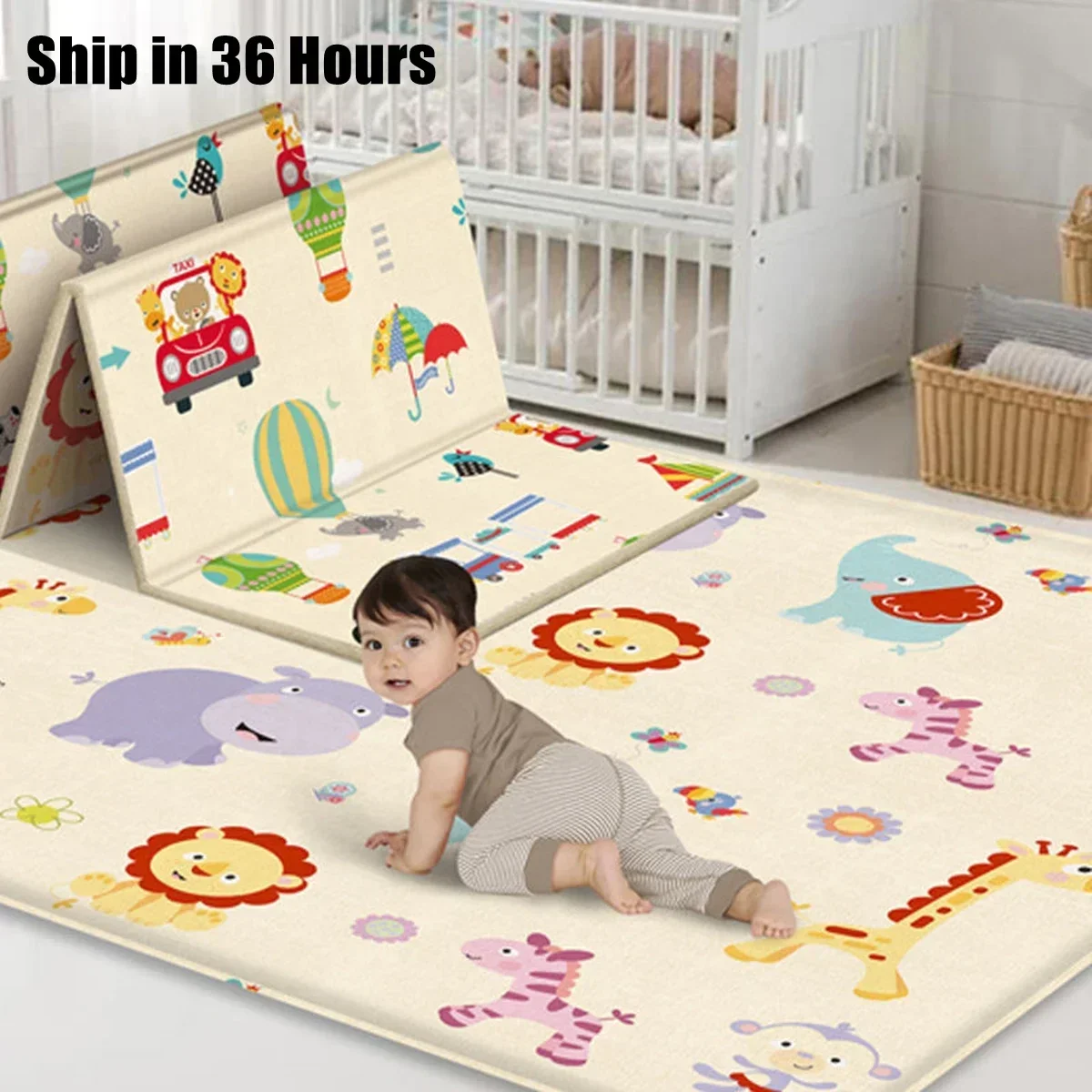 Tapis de jeu pliable pour bébé - Soft Rug Nursery avis et prix