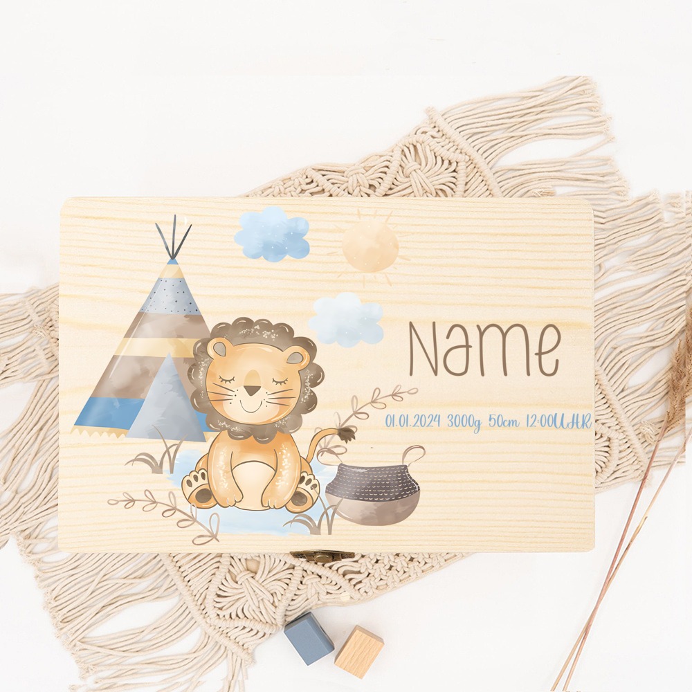 Boîte à mémoire de forme perso - Baby Keepsake Box avis et prix