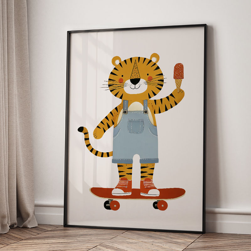 Tableau mural en toile amusant - Baby Nursery Animal Pictures avis et prix