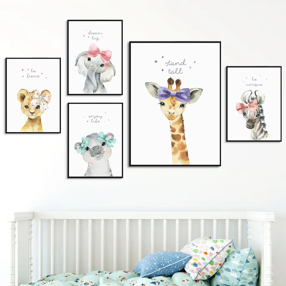 Lion zèbre girafe éléphant hip - Baby Zebra Nursery avis et prix