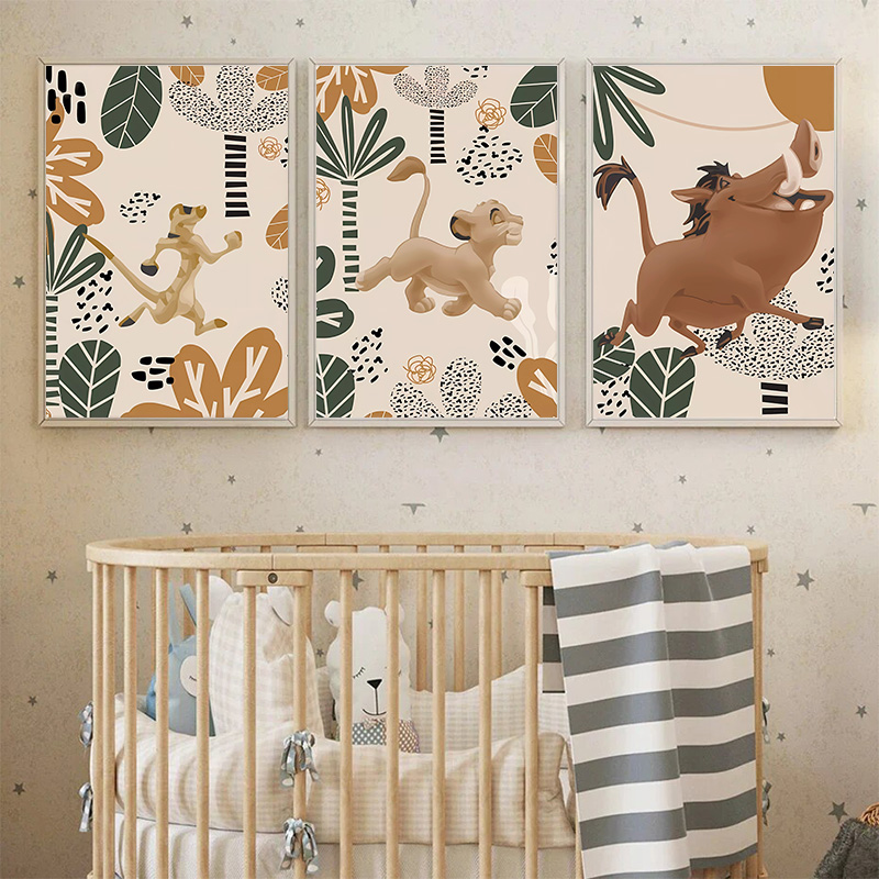 Affiches et imprimés Boho du r - Baby Nursery Animal Pictures avis et prix