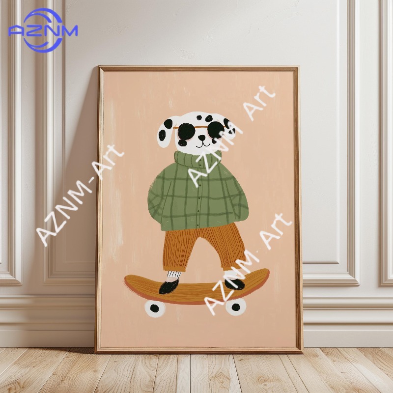Affiche de skateboard amusante - Baby Nursery Items avis et prix