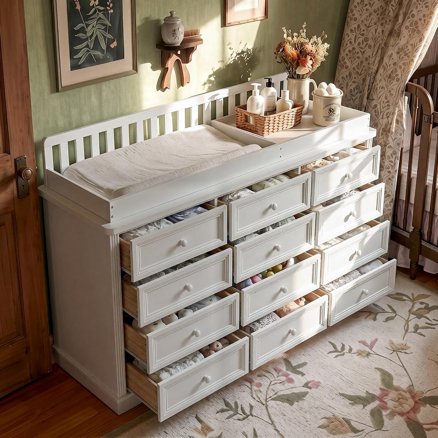 Table à langer et commode pour - Baby Nursery Drawers avis et prix