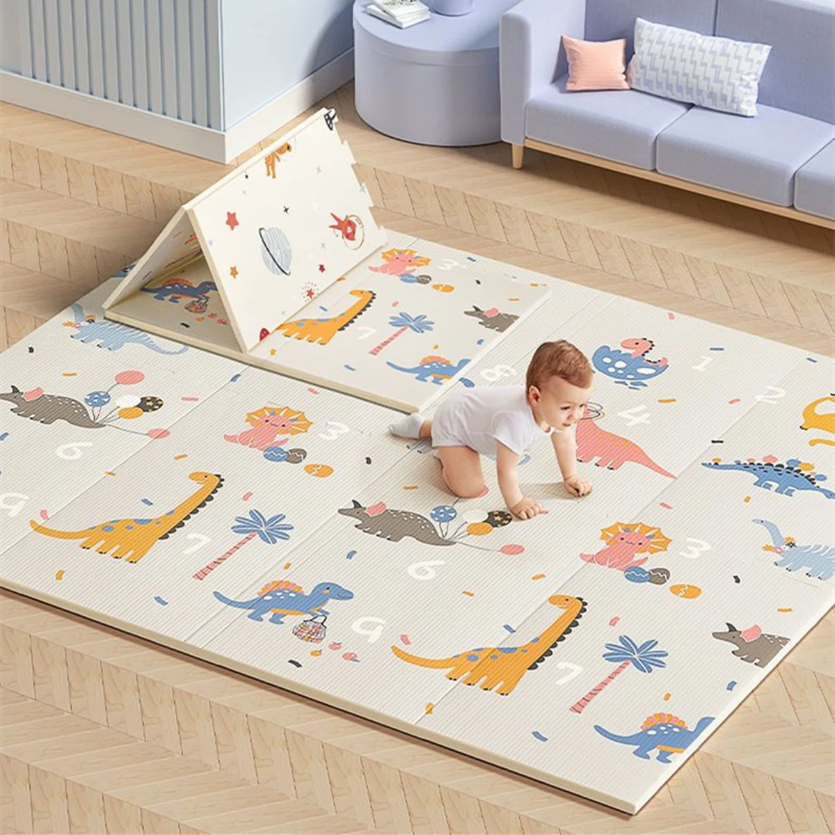 Tapis pliable non toxique pour - Soft Rug Nursery avis et prix