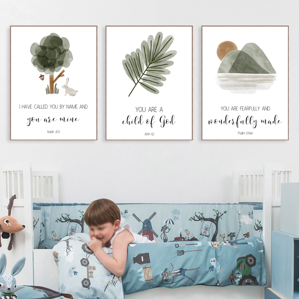 Affiche d'art mural chrétien p - Baby Boy Nursery Quotes avis et prix