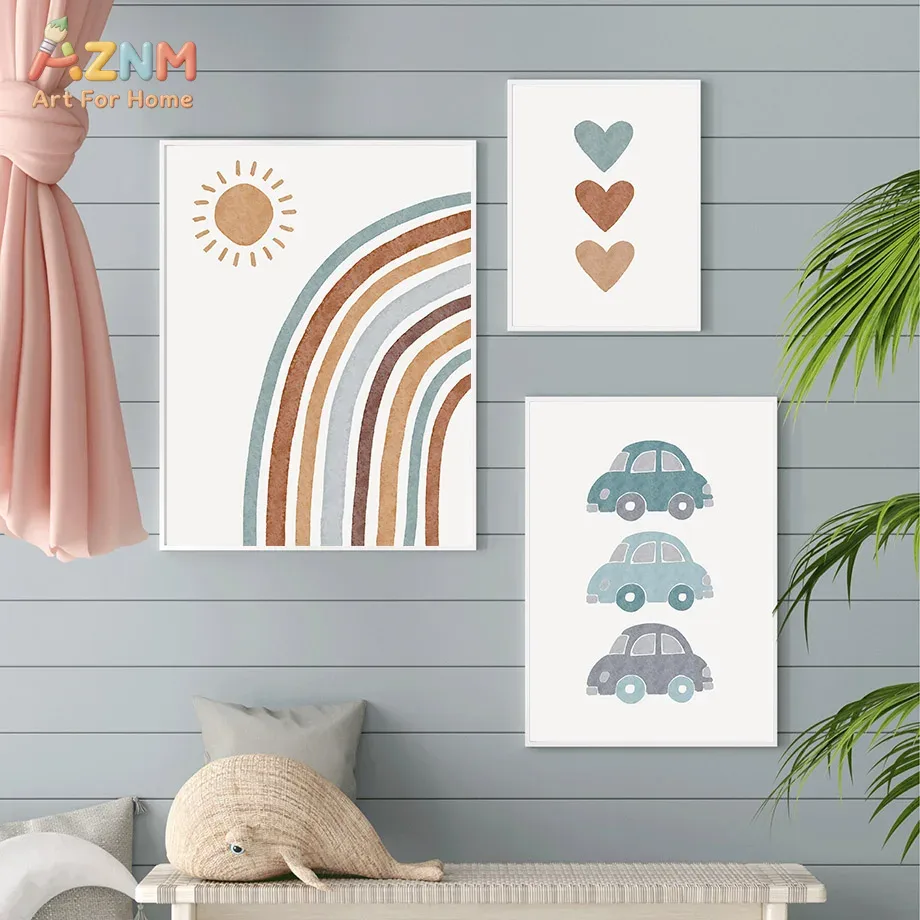 AZNM Tableau mural sur toile p - Baby Boy Nursery Quotes avis et prix