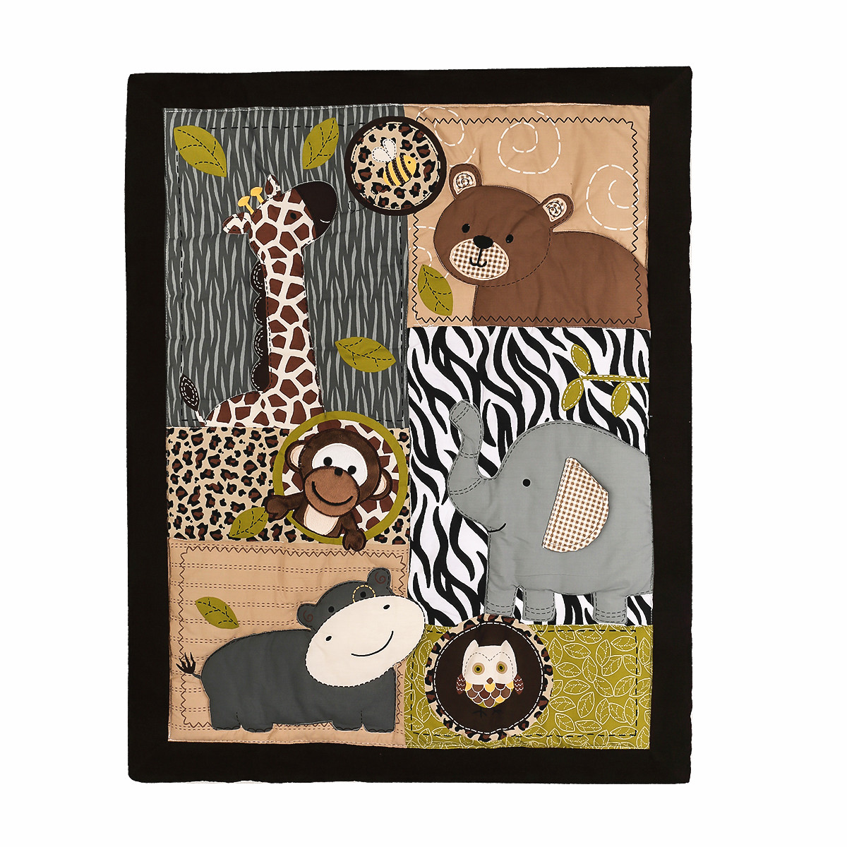 Parure de lit brodée pour nouv - Baby Nursery Jungle avis et prix